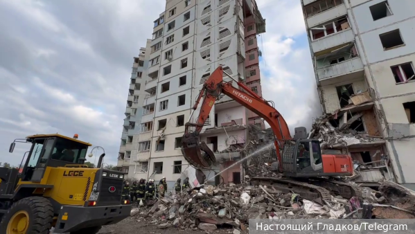 Число жертв обрушения дома в Белгороде выросло до 15 человек